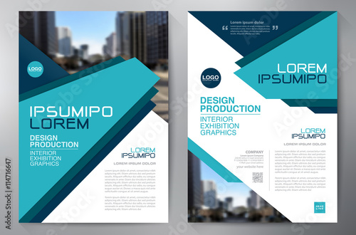 Business brochure flyer design a4 template. Vector illustration