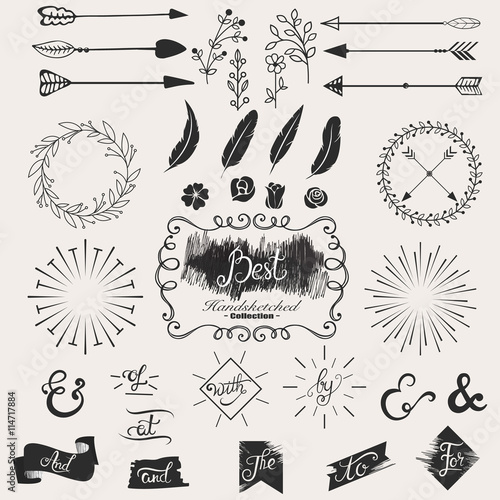 boho ornaments and sunbursts