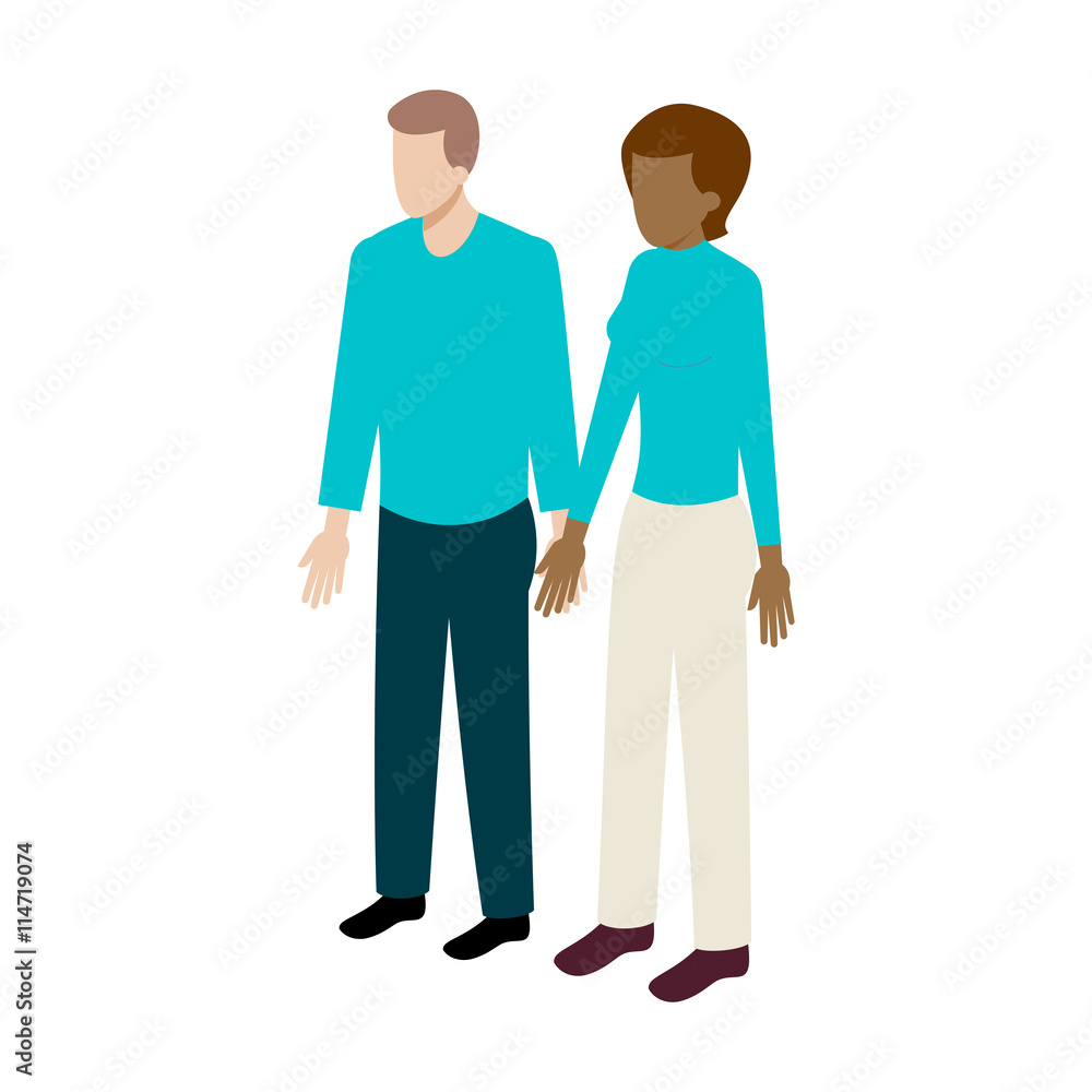 Isometric international couple