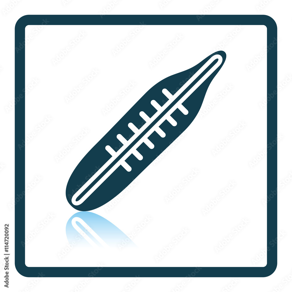 Medical thermometer icon