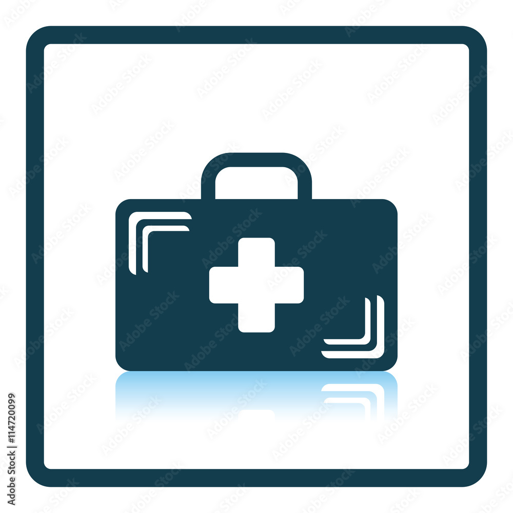 Obraz premium Medical case icon