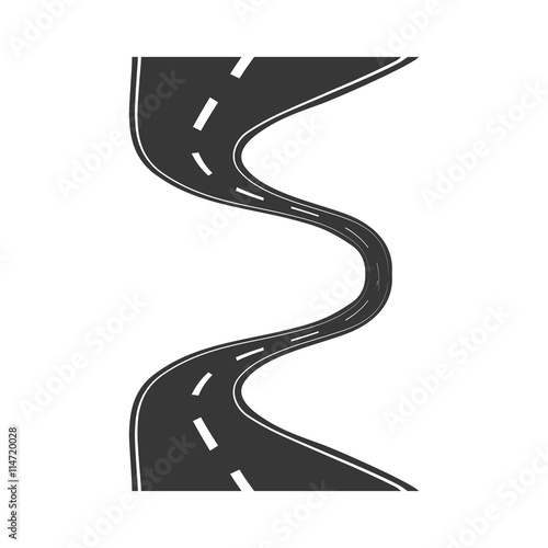 Way and direction concept represented by arrow icon. isolated and flat illustration 