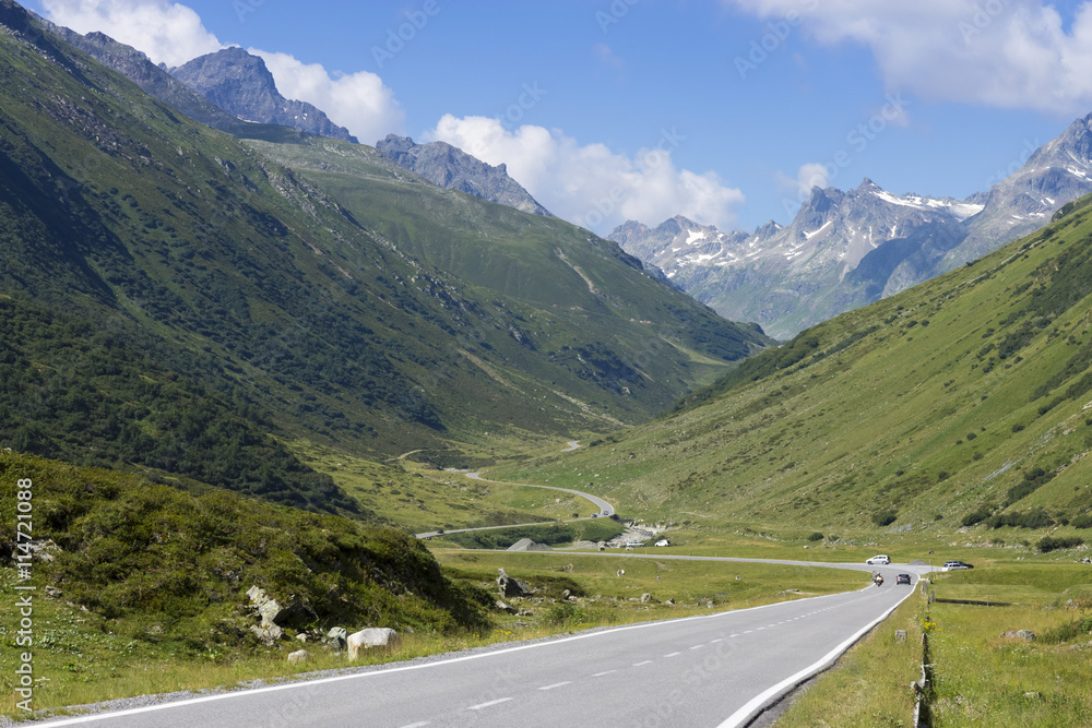 Naklejka premium Silvretta-Hochalpenstraße (1)