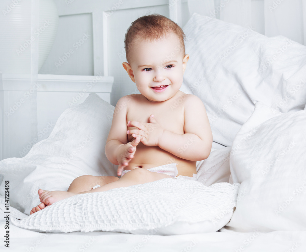 baby at home in bed baby at home in bed