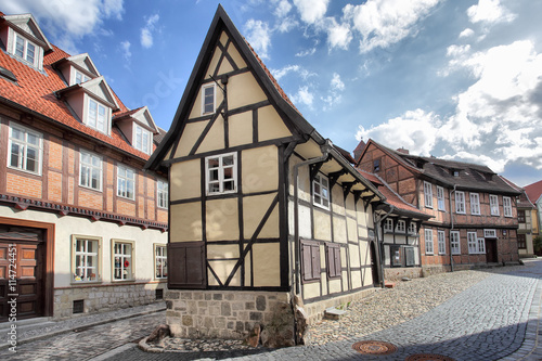 Old street in Quedlinburg