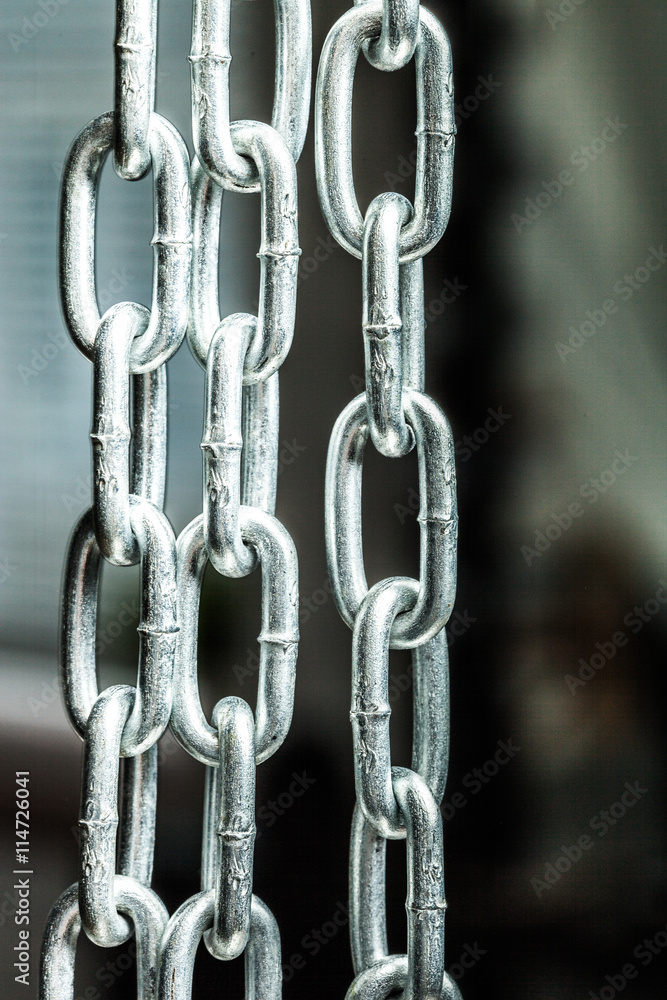 Strong chain black background Strong chain black background