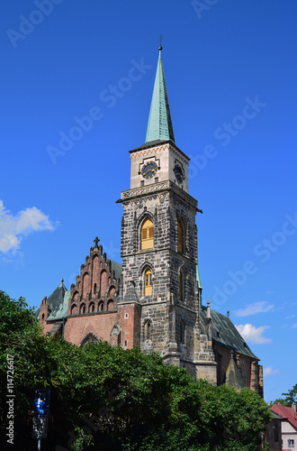 The Gothic Church of St. Giles in Nymburk