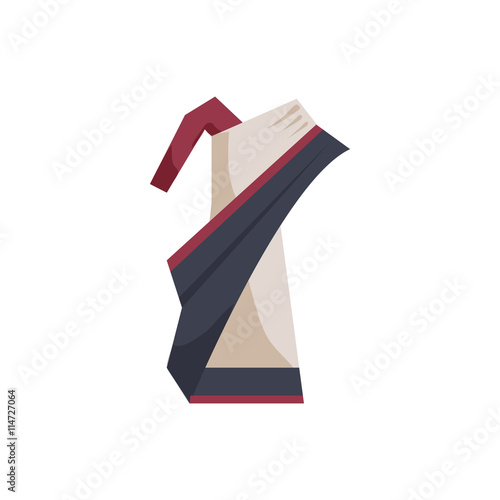 Saree icon, cartoon style