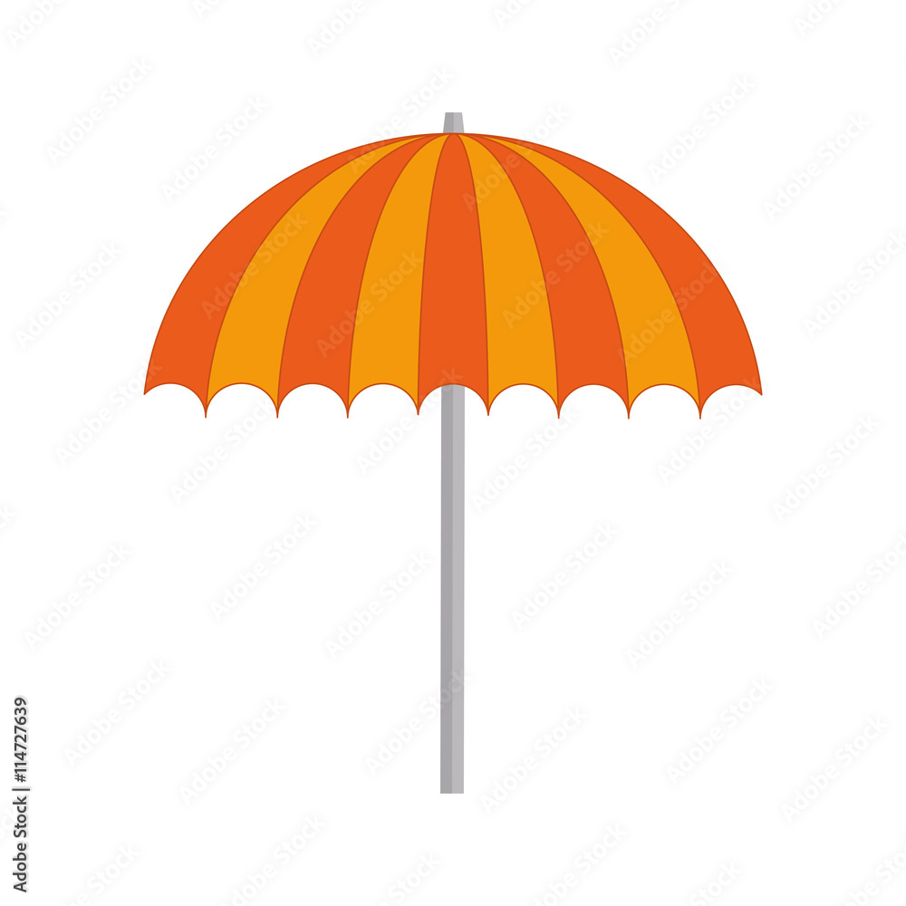 Protection concept represented by umbrella icon. isolated and flat illustration Protection concept represented by umbrella icon. isolated and flat illustration