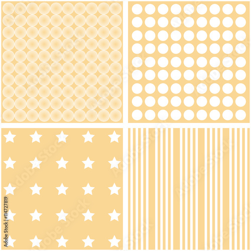 Vector set of four pattern