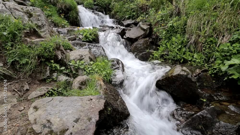 Mun Daeng Waterfall, the beautiful waterfall in rain forest, Phu Hin Rong Kla National Park in Thailand Mun Daeng Waterfall, the beautiful waterfall in rain forest, Phu Hin Rong Kla National Park in Thailand