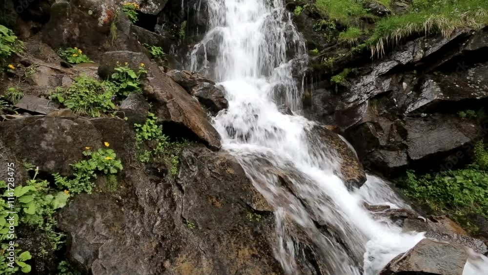 Mun Daeng Waterfall, the beautiful waterfall in rain forest, Phu Hin Rong Kla National Park in Thailand Mun Daeng Waterfall, the beautiful waterfall in rain forest, Phu Hin Rong Kla National Park in Thailand