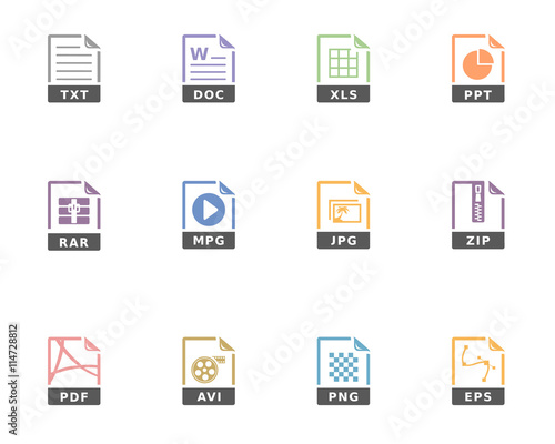 Duotone Icons - File Formats 12
