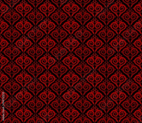 Seamless background with flower pattern. 