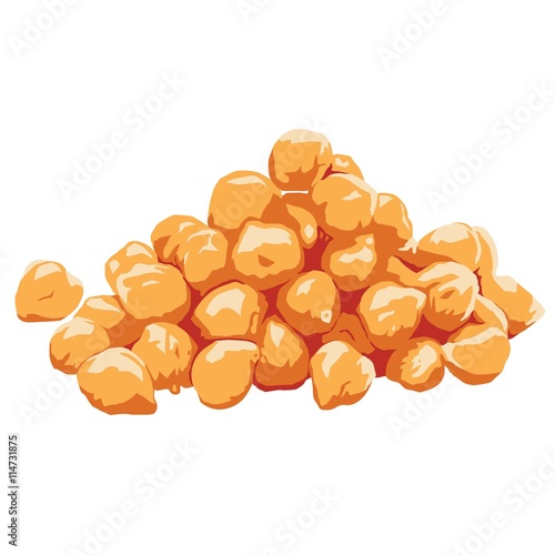 Chickpeas Vector