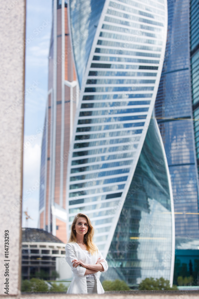 Portrait of business woman .