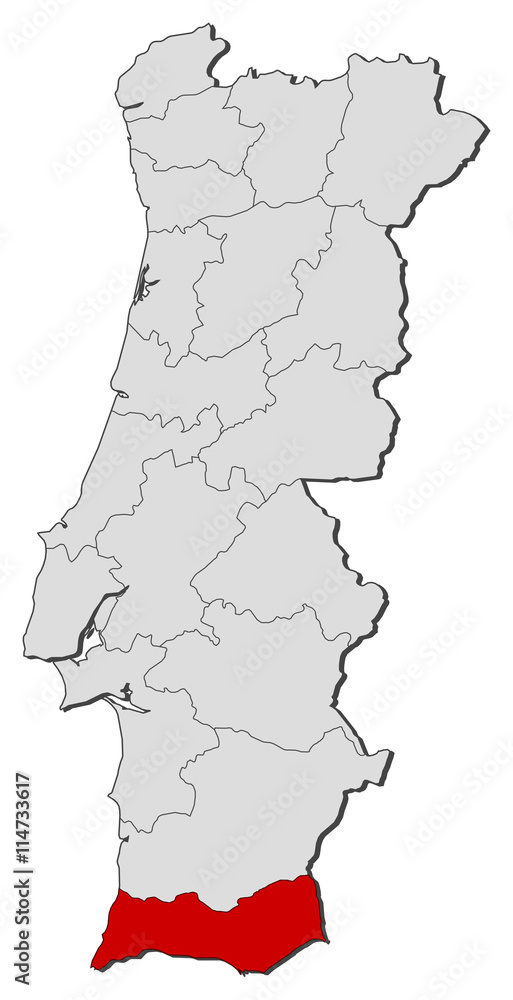 Map - Portugal, Faro