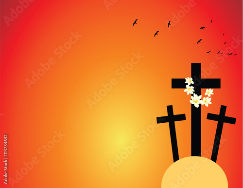 Crosses background