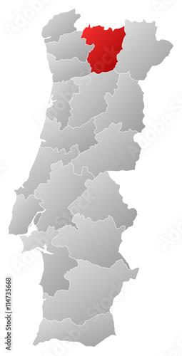 Map - Portugal, Vila Real