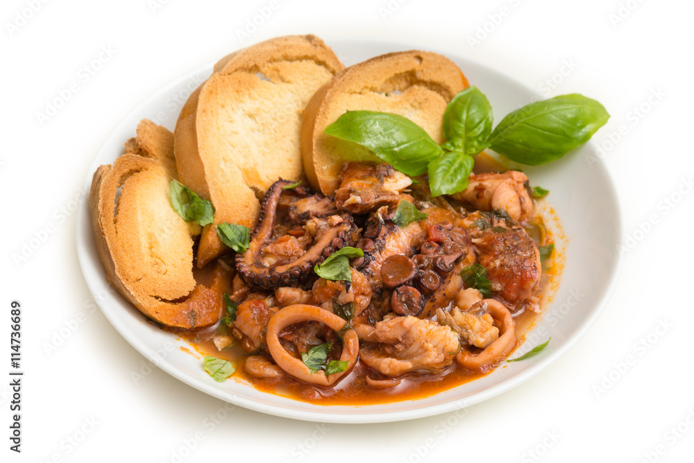 Fish Soup, Mediterranean Cuisine Fish Soup, Mediterranean Cuisine