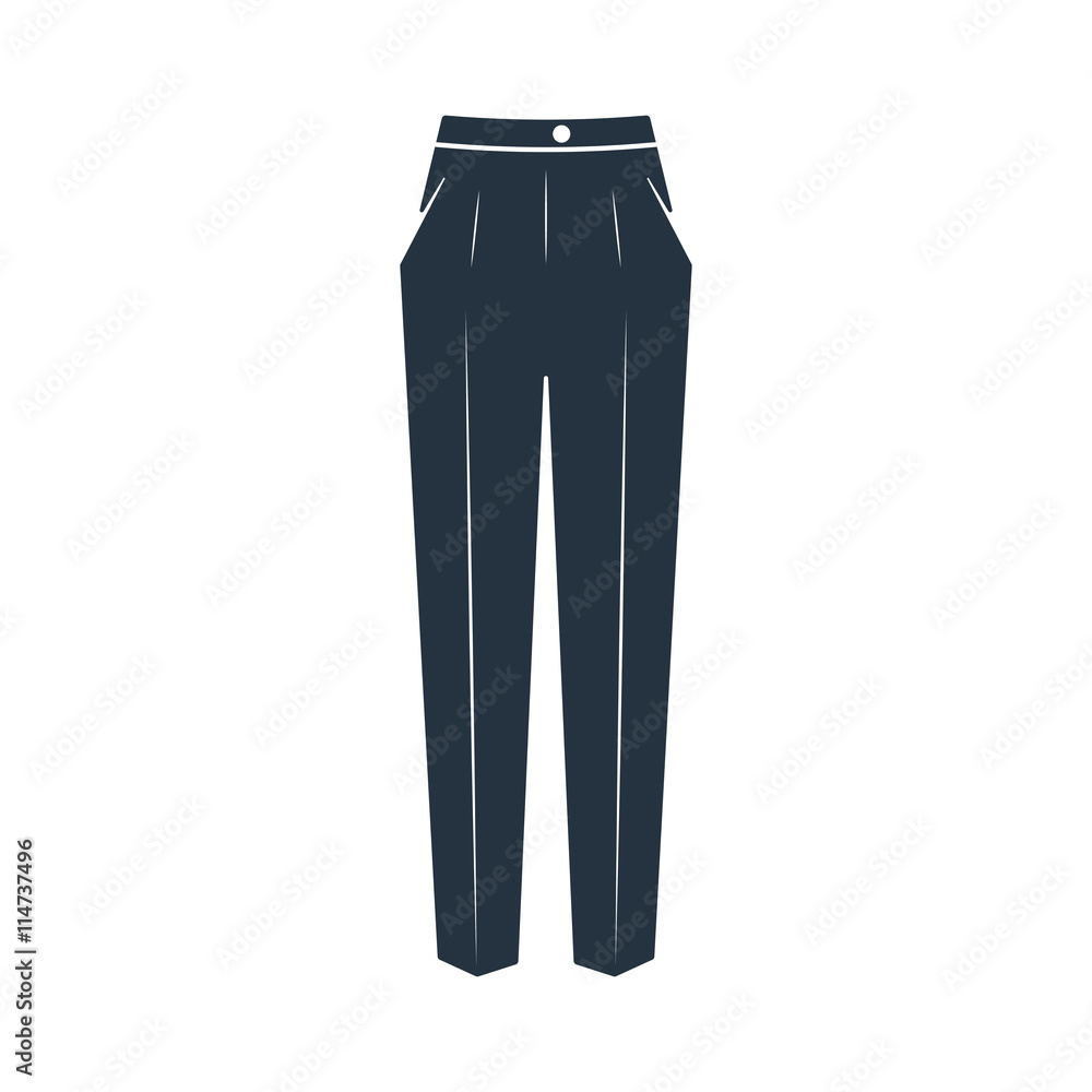 pants classic, clothes 100 icons set pants classic, clothes 100 icons set