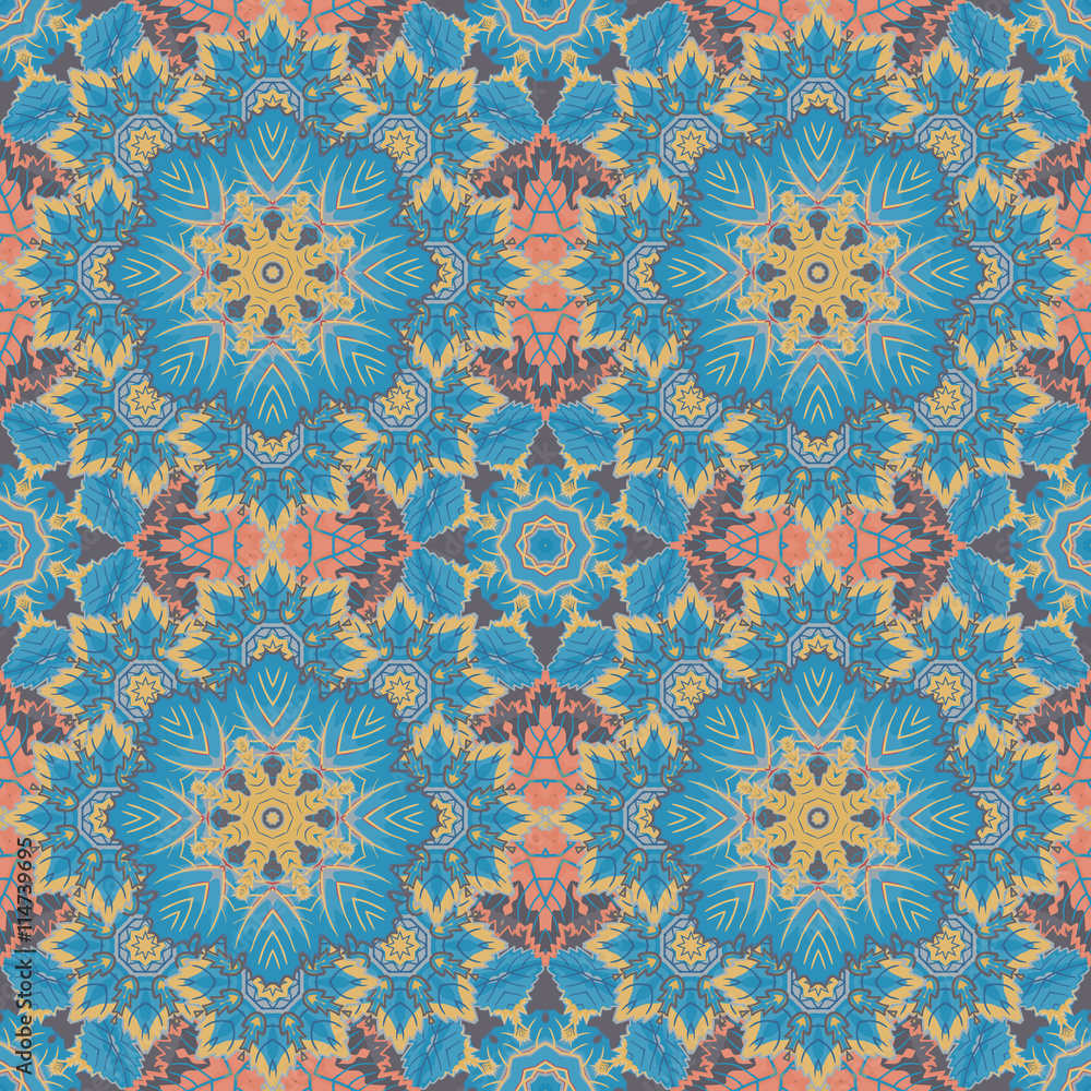Seamless oriental ornamental pattern. Vector Seamless oriental ornamental pattern. Vector