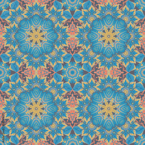 Seamless oriental ornamental pattern. Vector