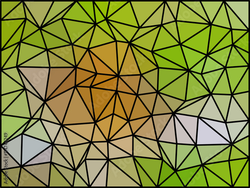 Gradient low poly triangle style vector mosaic background