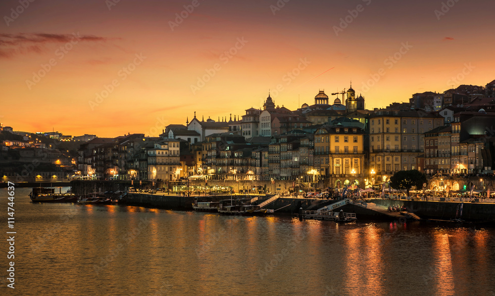 Porto Harbour Sunset, Portugal