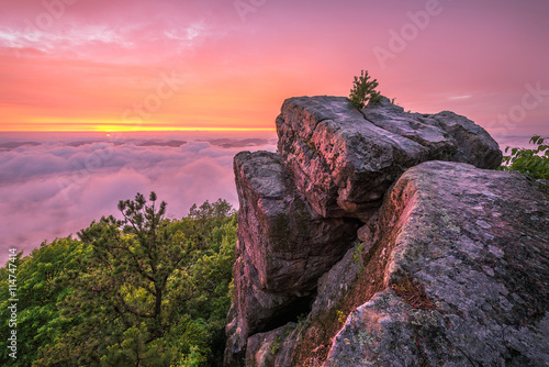 Photography High Rock sunset, Pine Mountain trail, Kentucky
