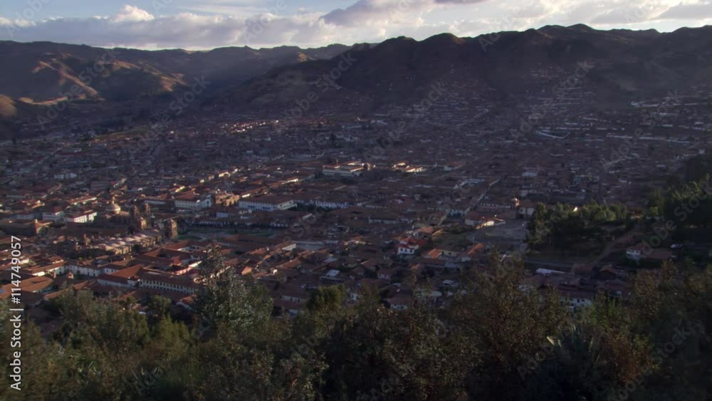 Panoramic view of Cusco, Peru Panoramic view of Cusco, Peru
