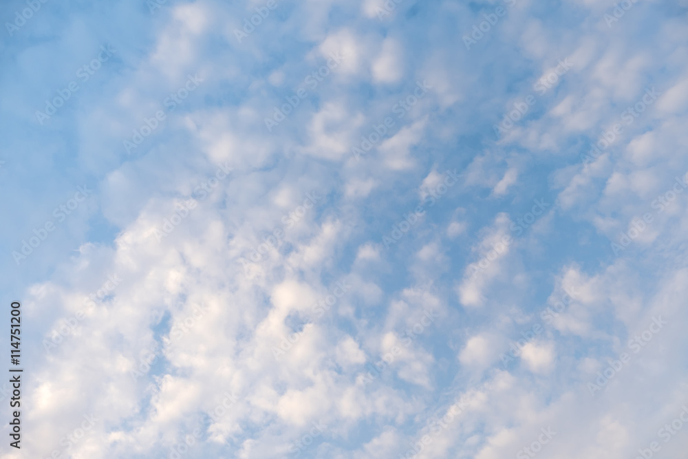 Obraz premium Looking up at Nice Light sky with cloud ,blue sky