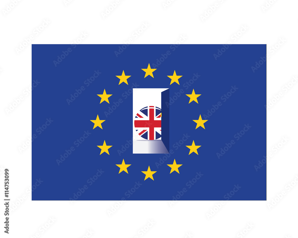 Britain Brexit Decision Graphics - Exit Door For Britain Britain Brexit Decision Graphics - Exit Door For Britain