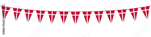 Banner. Garlands, pennants. Denmark. Dänemark 