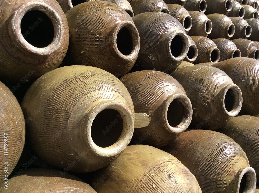 the row from many jars of clay in Thailand