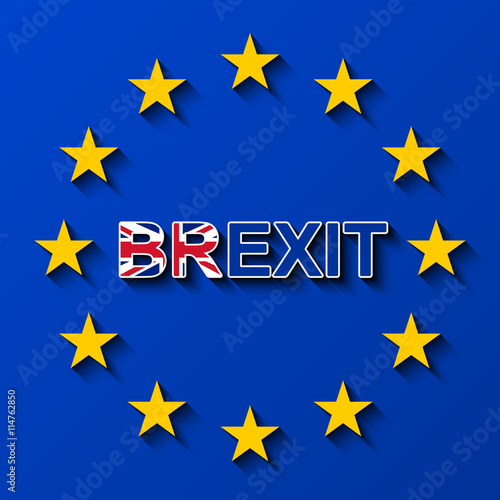 BREXIT & the flag of the EU