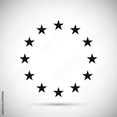 The wreath of stars of the EU 
