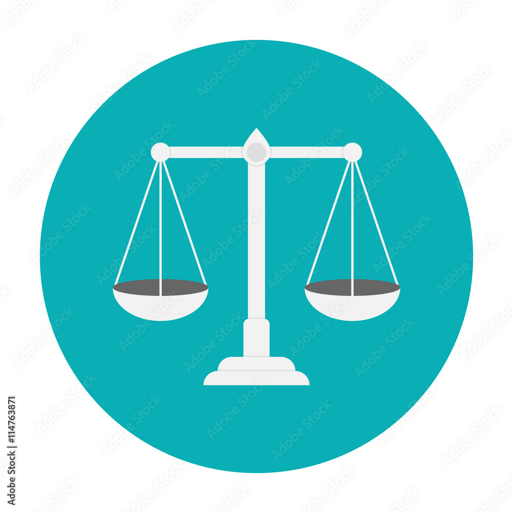 Libra flat icon Libra flat icon