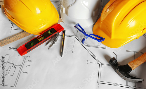 Construction plans and buil...