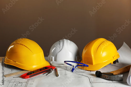 Construction plans and buil...