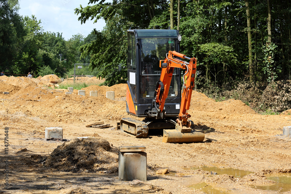 Φωτογραφία mini excavator