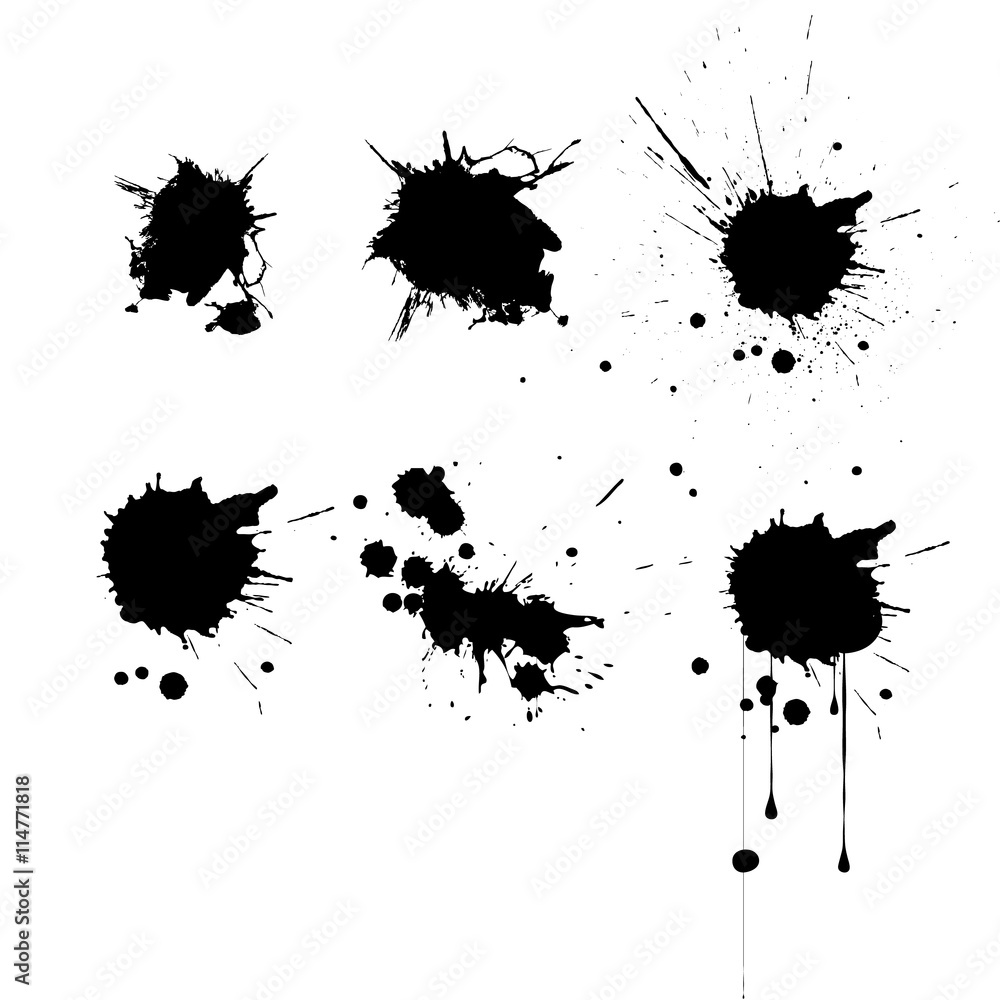 vector splatter pack design. illustration vector design vector splatter pack design. illustration vector design
