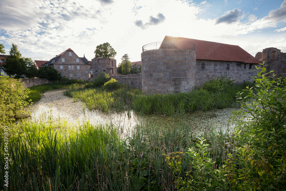 water castel friedewald hessen germany