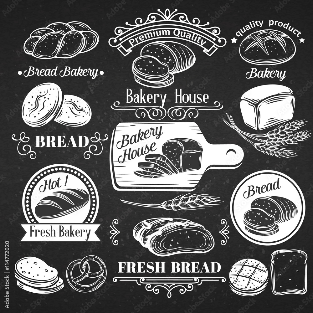 Vintage Label Decorative Bread.
