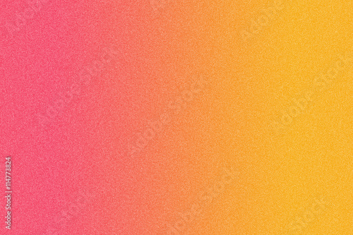 Photographie Red and yellow color background with gradient and grain effect
