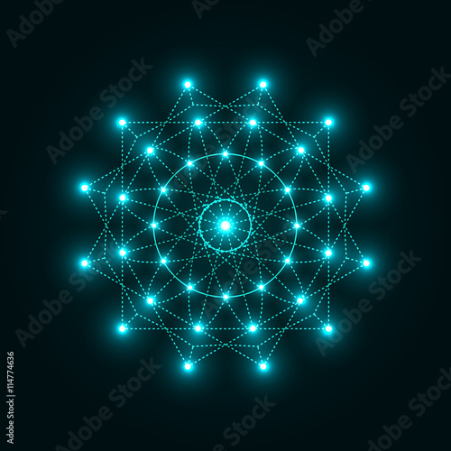 Sacred Geometry. Vector Illustration
