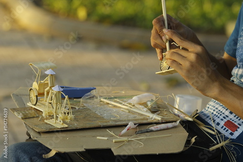 Handcrafted lanterns in Vietnam photo