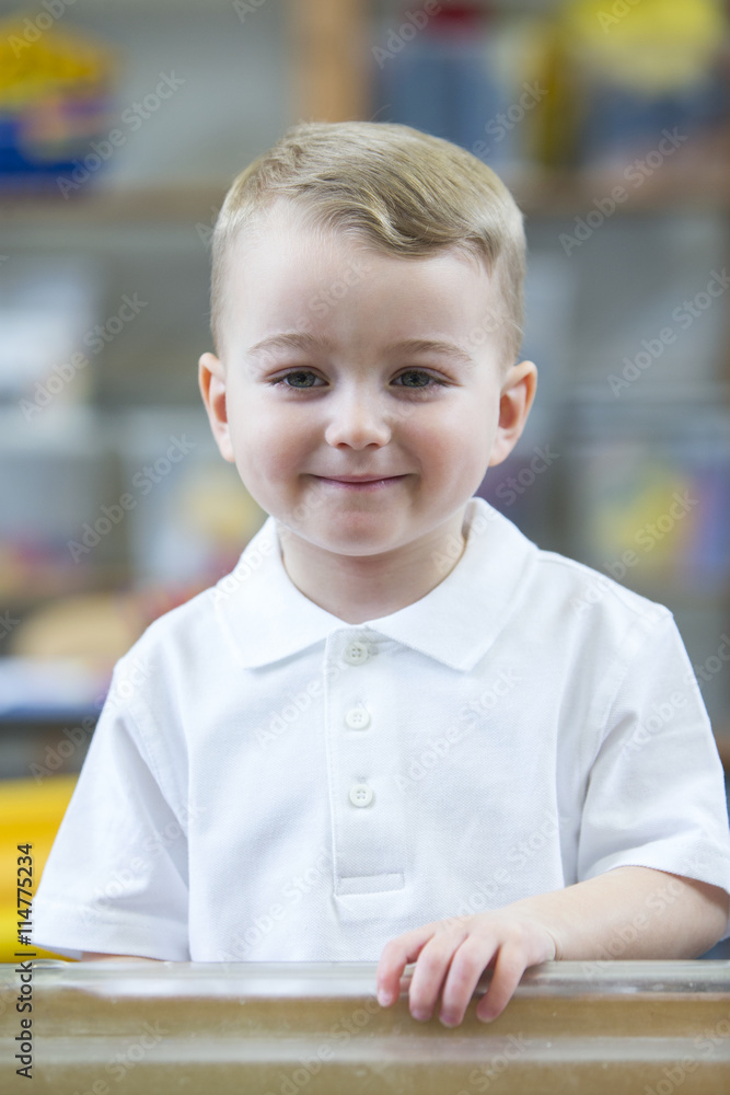Portrait of a Nursery Student Portrait of a Nursery Student