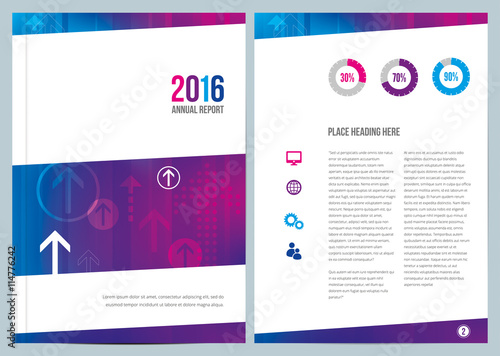 Modern Business Annual Report Cover Design