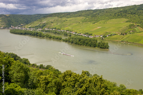 Blick auf den Rhein im Unesco-Welterbe Mittelrheintal